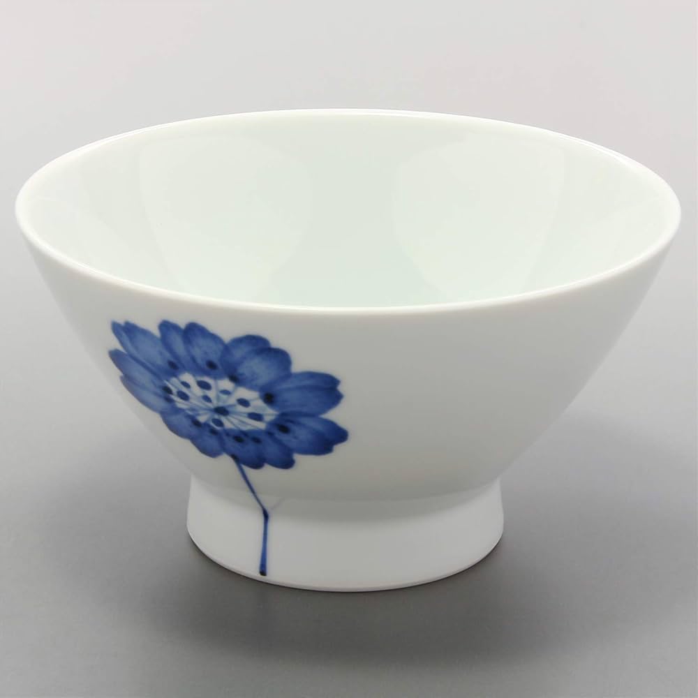 Amazon.co.jp: 浜陶 波佐見焼 和山窯 flowers くらわんか碗 茶碗